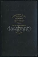 1881 Nagy szakállú, idős férfi (Josef Keiner, 66 éves) portréja, kabinetfotó Liederhoffer Vilmos bud...