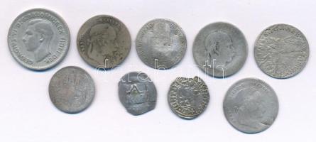 Vegyes 9db-os ezüst érmetétel, benne: Ausztrália, Ausztria, Magyarország T:vegyes
Mixed, 9pcs silve...