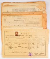 45 db anyakönyvi kivonat (házassági, születési, stb.)