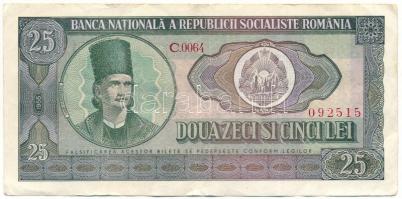 Románia 1966. 25L "C.0064 092515" T:F Romania 1966. 25 Lei "C.0064 092515" C:F Krause P#95