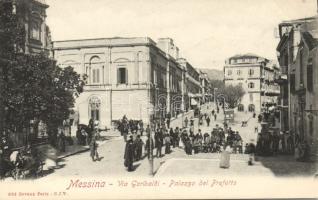 Messina Garibaldi street Prefect Palace