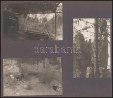 cca 1914-1918 I. világháborús felvételek: katonai csoportképek, hadikórház, életképek a frontról, st...