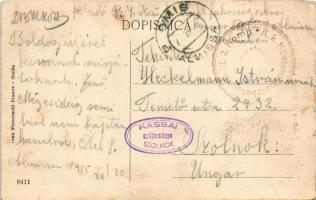 1915 Omis, Omisa; Planovo + "K.k. Küstenschutzbataillon III. 2. Komp." (fl)