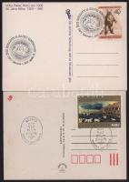 70 db alkalmi bélyegzés lapokon