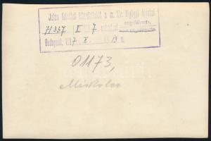 cca 1930-1940 Miskolc, légi felvétel, M. kir. Légügyi Hivatal, 10×15,5 cm