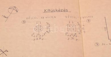 1987 Cseppkő utcai garzonház alapozási terve 100x60 cm