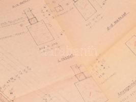 1987 Cseppkő utcai garzonház alapozási terve 100x60 cm