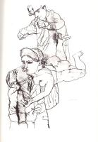 Kafka, Franz: 
Elbeszélések. Szalay Lajos rajzaival. (Számozott példány, Szalay Lajos sorszámozott,...