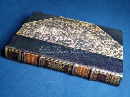 Balzac, Honoré de:  (La Comédie humane.) Le Médecin de campagne. Illustrations de Charles Huard. [A vidéki orvos című Balzac-regény illusztrált, bibliofil kiadása.] Paris, 1922. Librairie Louis Conard (l'Imprimerie Nationale). [4] + 282 + [4] p. Honoré de Balzac (1799-1850) francia író 'Le Médecin de campagne" [A vidéki orvos] című regénye először 1833-ban jelent meg, a Jelenetek a falusi életből című ciklus második, önálló regényeként. A Francia-Alpok egy apró településén játszódó regény cselekménye keretében komoly társadalomelméleti tartalom lappang. Bibliofil, kritikai jegyzetekkel ellátott Balzac-kiadásunk a Louis Conard kiadóház által gondozott Balzac-összes része. Oldalszámozáson belül Charles Huard szövegközti és egész oldalas rajzaival. A kötetből 100 számozott példány is készült, példányunk számozatlan. Az eredeti első borítófedél verzóján, a címlapon és a belív további oldalán gyűjteményi bélyegzés. (Oeuvres Completes de Honoré de Balzac: La Comédie humane.) Poss.: Szépirodalmi Könyvkiadó Lektorátusi könyvtára; Európa Könyvkiadó könyvtára. Díszesen aranyozott gerincű korabeli, szignált félbőr kötésben (Yseux Sc. de Thierry), az aranyozott címfeliratok a gerincen barna címkén, felül aranyozott lapszélekkel, az eredeti borítófedelek bekötve. Körülvágatlan, szép példány.