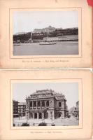 Budapest. 16 felvételből álló, leporelló formátumú turisztikai album. (1896.)
Budapest, (1896 körül...