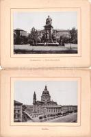 Budapest. 16 felvételből álló, leporelló formátumú turisztikai album. (1896.)
Budapest, (1896 körül...