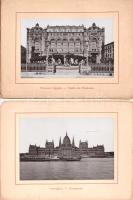 Budapest. 16 felvételből álló, leporelló formátumú turisztikai album. (1896.)
Budapest, (1896 körül...