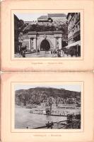 Budapest. 16 felvételből álló, leporelló formátumú turisztikai album. (1896.)
Budapest, (1896 körül...