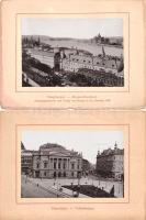Budapest. 16 felvételből álló, leporelló formátumú turisztikai album. (1896.)
Budapest, (1896 körül...