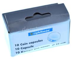 Leuchtturm érmekapszula 22,2mm, bontatlan doboz