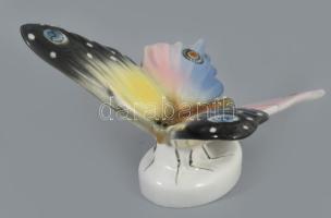 Alteste Volkstedt pillangó, jelzett, hibátlan, 10x9 cm