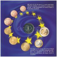 2007. 1Ft-100Ft (7xklf) forgalmi sor szettben,"A Római Szerződés aláírásának 50. évfordulója&qu...