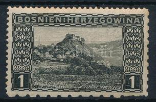 1906 1H bélyeg 12:9:6:12 vegyes fogazással