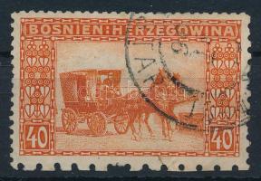 1906 40H bélyeg 12:9:6:12 vegyes fogazással