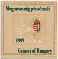 1999. 50f-100Ft (8xklf) "75 éves a Magyar Nemzeti Bank" forgalmi sor dísztokban T:BU kis patina Adamo FO32.1