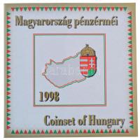 1998. 50f-200Ft (11xklf) "Magyarország pénzérméi" forgalmi sor, közte 1998. 200Ft Ag &quot...
