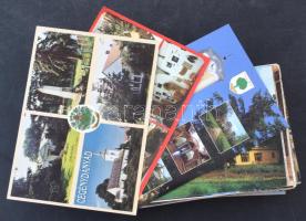100 db MODERN megíratlan magyarországi város képeslap / 100 modern unused Hungarian town postcards