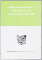 Bibliographia Historiae Rerum Rusticarum Internationalis 1991-1992. Szerk.: Hajdu, Péter, F. Virány, Judit, Vörös, Éva. Bp.,1996,Museum Rerum Rusticarum Hungariae, 328 p. Kiadói papírkötés.