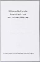 Bibliographia Historiae Rerum Rusticarum Internationalis 1991-1992. Szerk.: Hajdu, Péter, F. Virány,...