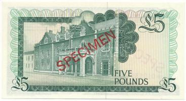 Gibraltár 1975. 5P "010139", piros "SPECIMEN (Minta)" bélyegzéssel T:UNC,AU
Gib...