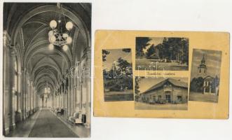 21 db MODERN magyar város képeslap (Képzőművészeti Alap, Művészeti Alkotások 50 és 60 filléres lapok...