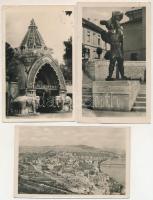 21 db MODERN magyar város képeslap, vegyes minőségben; 1 Ft és 1,20 Ft-os lapok / 21 MODERN Hungaria...