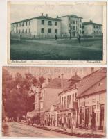 11 db RÉGI magyar város képeslap vegyes minőségben / 11 pre-1945 Hungarian town-view postcards in mixed quality
