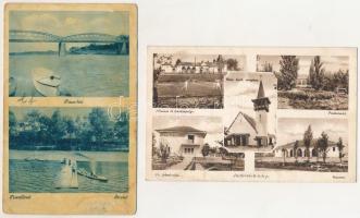 11 db RÉGI magyar város képeslap vegyes minőségben / 11 pre-1945 Hungarian town-view postcards in mi...