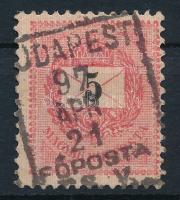 "BUDAPEST / FŐPOSTA / CS. V."