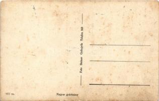 Fiume, Rijeka; Strohschneider Artúr testnevelés tanár kötéltáncos a város felett a színházzal. Foto ...