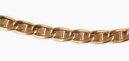 Arany (Au) lánc, sérült, 14k, nettó 2,3g