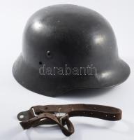 M. Kir. Honvédség, 1935M rohamsisak, párnázat nélkül, 30x25x16 cm