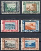 Olaszország 1933 Zeppelin Mi 439-444 (Mi EUR 190.-) (20L rozsdafolt / stain)