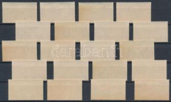 Olaszország 1932 Mi 415-434 (Mi EUR 220.-) (néhány értéken enyhe elszineződés / lightly discolured g...