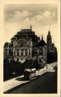 1938 Kassa, Kosice; Nemzeti színház, villamos / Divadlo / theatre, tram + "1938 Kassa visszatért" So. Stpl (EK)