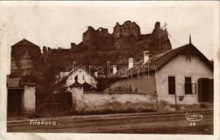 1927 Fülek, Filakovo; utcakép, vár / street view, castle