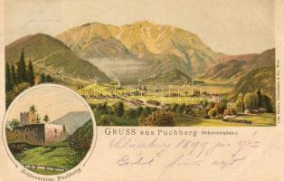 1899 Puchberg Schneebergbahn Litho