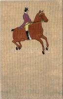 Úriember lóháton / Gentleman on a horse