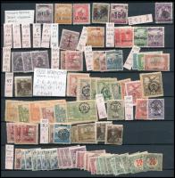 Vegyes megszállási bélyegek közepes berakólapon, Bodor vizsgálójellel