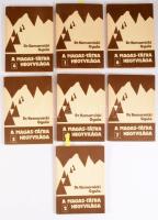 Komarnicki Gyula: A Magas-Tátra hegyvilága. (Hegymászó- és turistakalauz). 1-7. köt. Bp., 1985, Sport, 115+1 p.+10 (5 levélen, térkép-mellékletek) t.; 4+121-219+1 p.; 4+225-327+1 p.; 4+333-431+1 p.; 4+437-547+1 p.; 4+553-667+1 p.; 4+673-774 p. Második, javított kiadás. Szövegközti térképvázlatokkal illusztráltak. Kiadói papírkötések, jó állapotban.