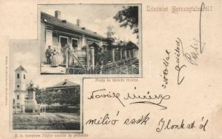 Hercegfalva (Mezőfalva) Postával és Távirda hivatallal