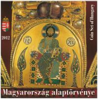 2012. 5Ft-200Ft (6xklf) elsőnapi veret, "Magyarország Alaptörvénye" forgalmi sor szettben T:BU Adamo FO46