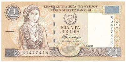 Ciprus 2004. 1L "BG477414" vékony biztonsági szál T:UNC
Cyprus 2004. 1 Lira "BG47741...