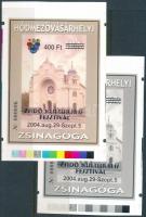 2004/27 Zsidó Kulturális Fesztivál cromalin emlékívpár