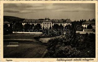 1940 Sopron, Erdőbányászati mérnöki műegyetem, focipálya (EK)